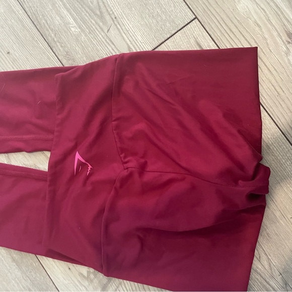 Gymshark Women's Deep Red Leggings Small - Picture 5 of 11